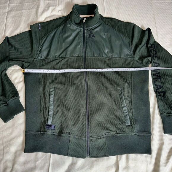 Rocawear Men's Army Green Polyester Jacket‎ with Full Zip and Pockets Size Large - Picture 8 of 9